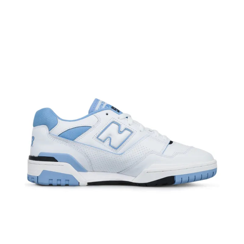 New Balance 550 Unc White University Blue