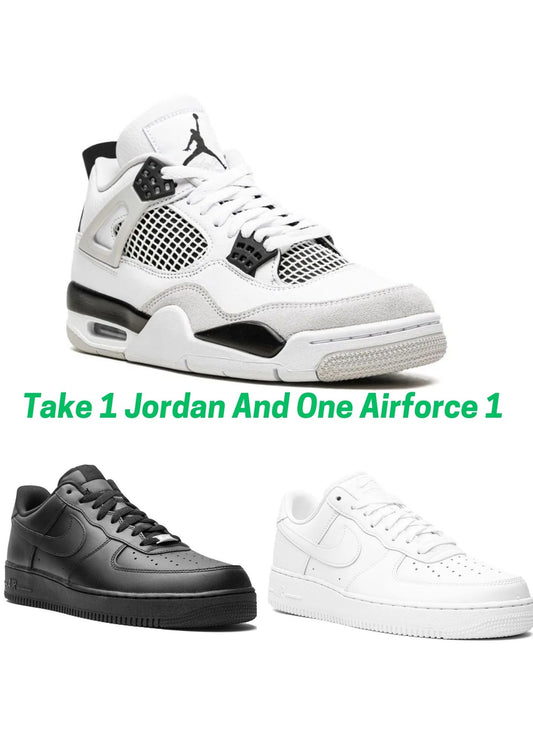 Air Jordan 4 + Air Force 1