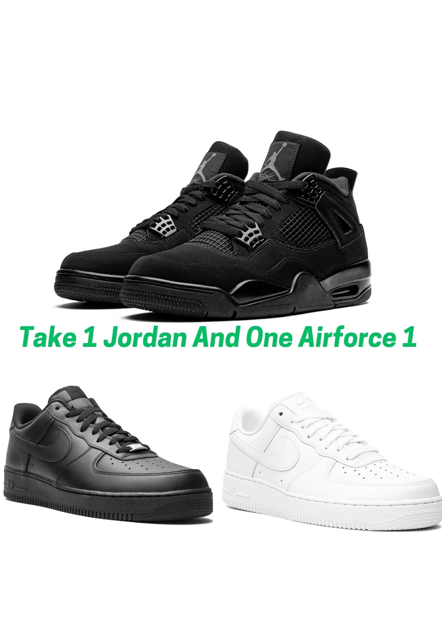 Jordan Black + Airforce 1