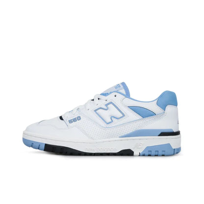 New Balance 550 Unc White University Blue