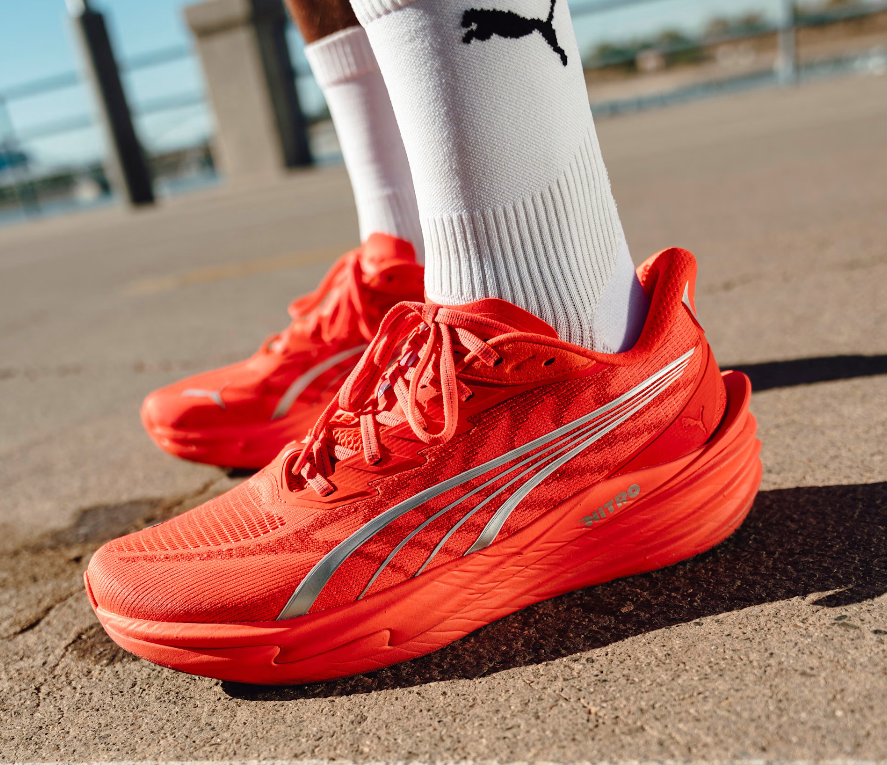PUMA Red Nitro Running Shoes